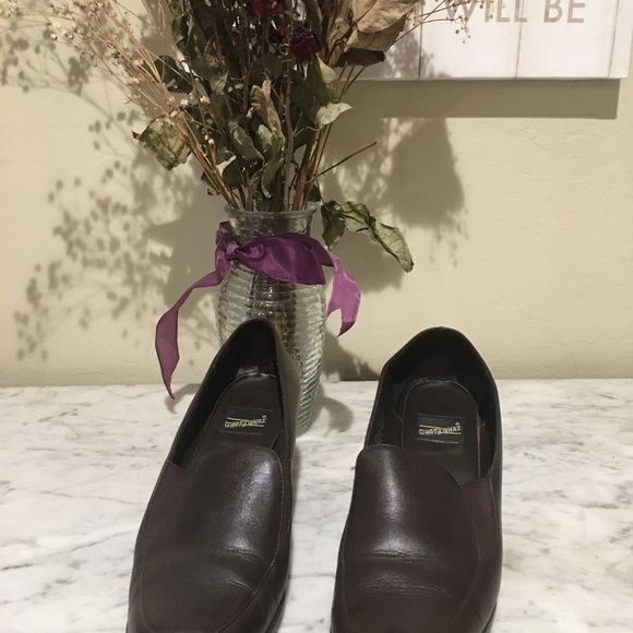 Brown Slip On Shoes. - Picture 2 of 3